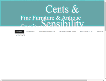 Tablet Screenshot of centssensibility.com